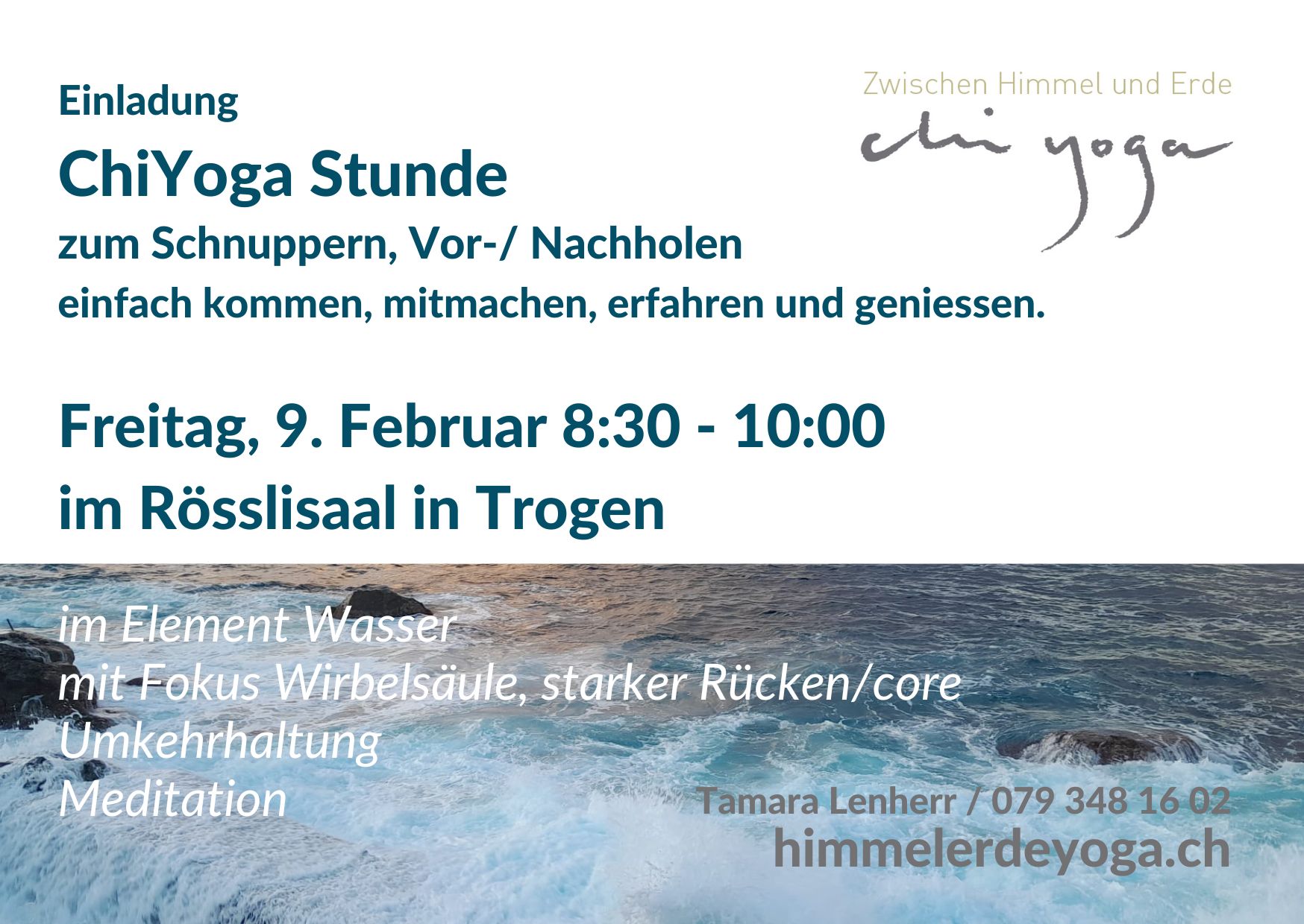 ChiYoga Schnuppperstunde