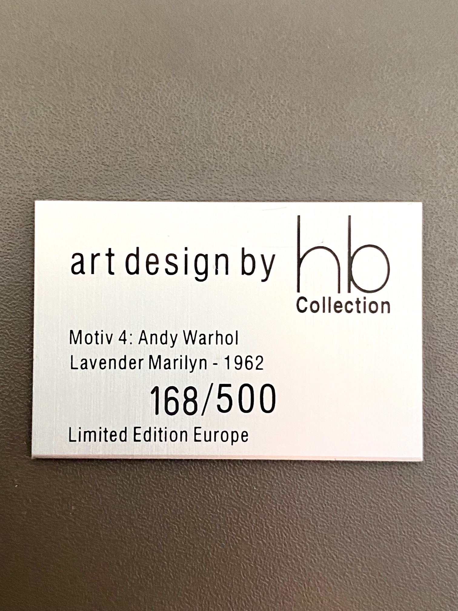 Exklusiver Medienschrank, Art Design by hb-Collection „Andy Warhol“